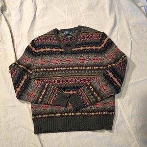 LIKE NEW Ralph Lauren V Neck Sweater